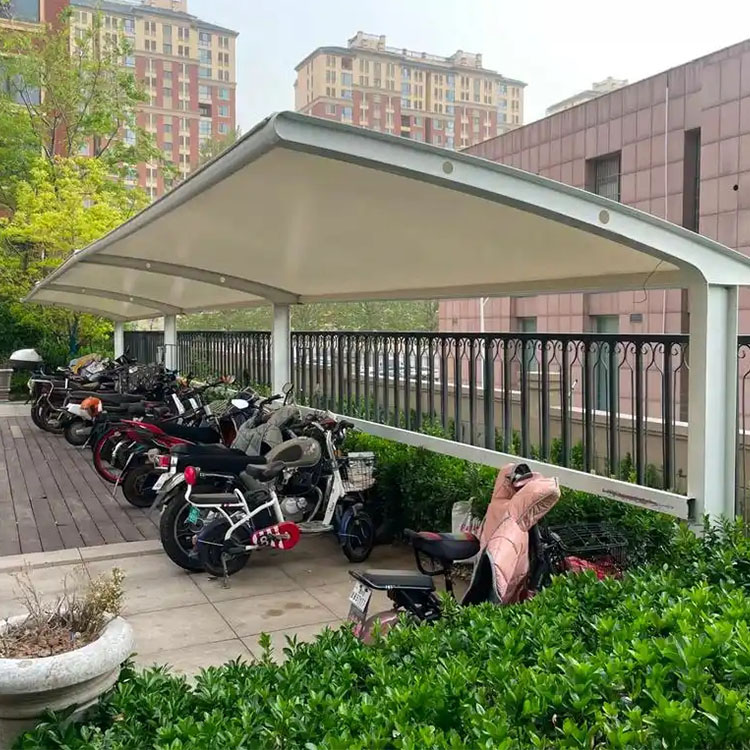 瑞金市膜结构电动车棚